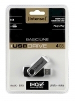 Basic Line 4 GB USB-Stick USB 2.0 silber-schwarz